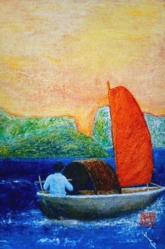 La Pêche en barque